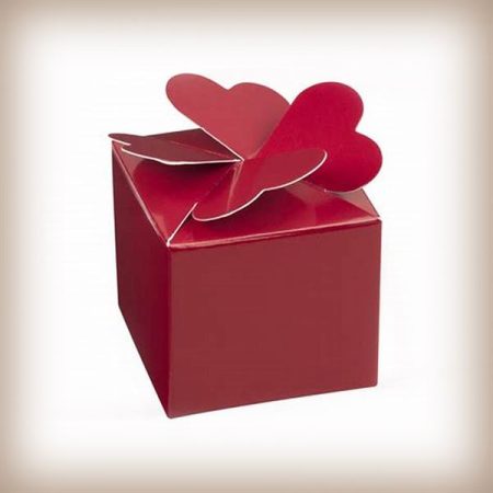 Пример - коробка с замком в форме сердечек