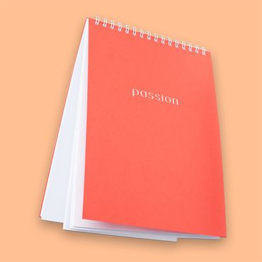 Блокнот в точку - красный