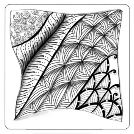 Zentangle - пример - 1
