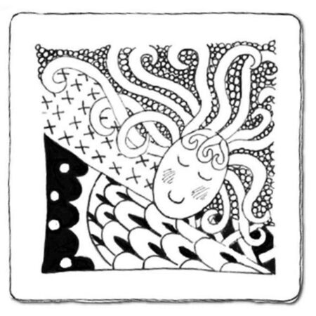 Zentangle - пример - 2