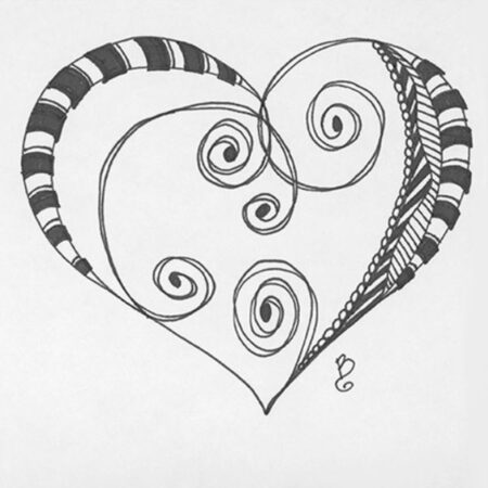 Zentangle - пример - 5