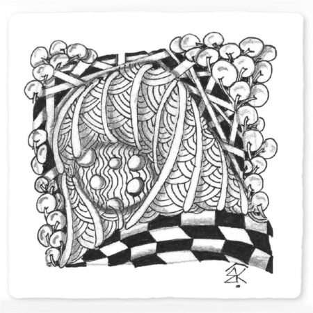 Zentangle - пример - 6